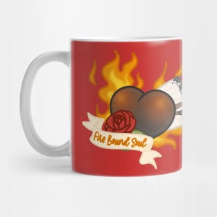 Fire Bound Soul Heart Mug